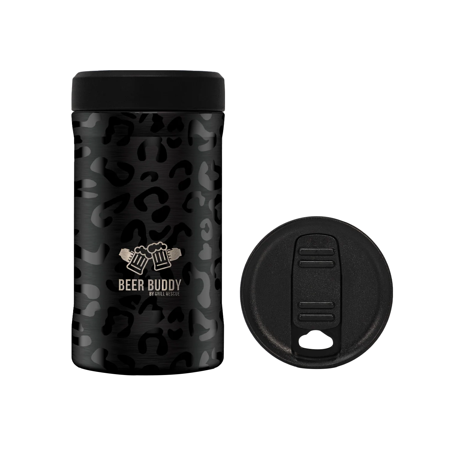 Universal Beer Buddy | Black Onyx Leopard